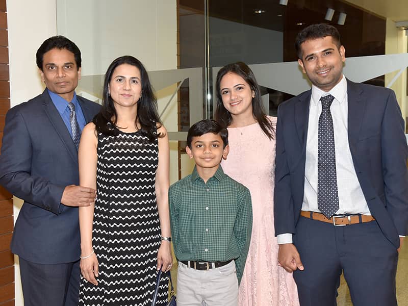 Drs. Prem, Anand, and Chandrashekar and Family
